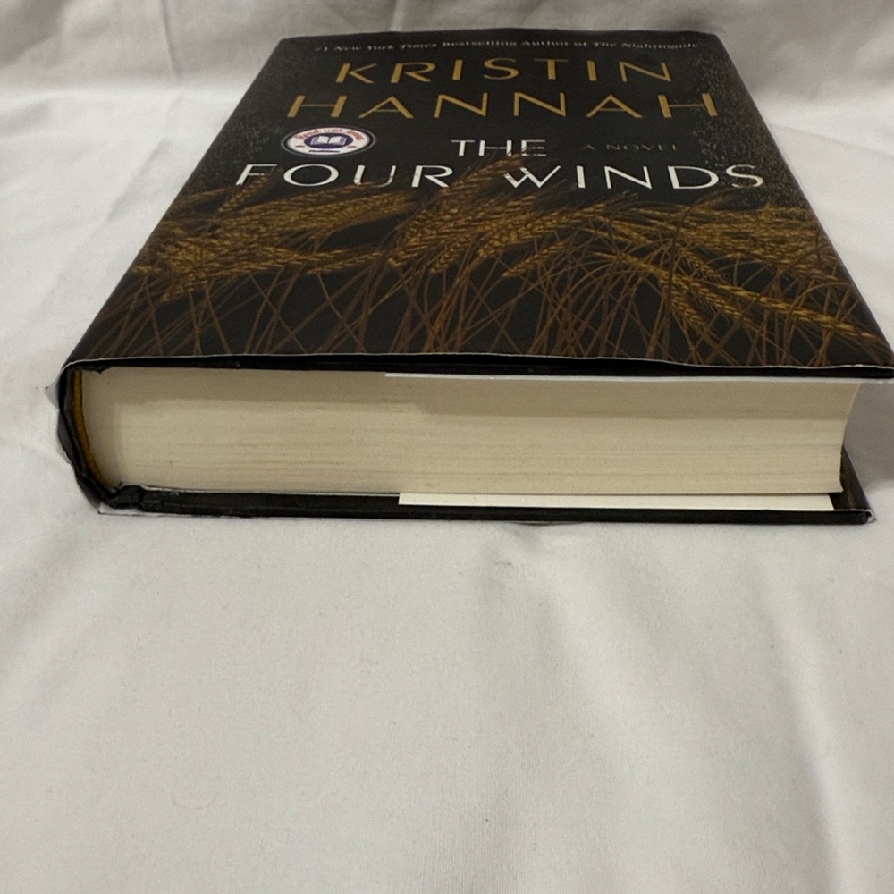 “The Four Winds” by Kristin Hannah Hardcover Fiction Book. - Picture 8 of 16